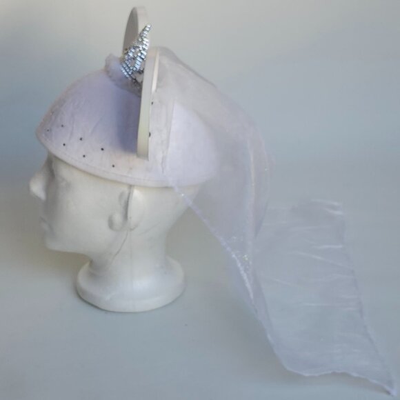 Disney Minnie and Mickey Mouse EARS Bride Veil sparkle and shine - Picture 4 of 5